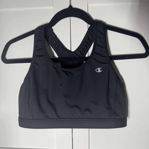 Champion Women Sports Bra Reversible Black Small - Picture 1 of 8